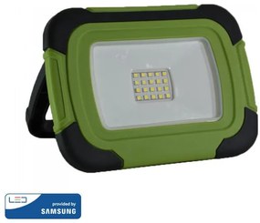 LED Προβολέας V-TAC 20W Samsung SMD με μπαταρία επαναφορτιζόμενος Ψυχρό Λευκό 504
