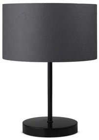 Επιτραπέζιο Φωτιστικό Pwl-1077 Pakoworld Ε27 Ανθρακί Antique-Μαύρο Φ24X35 εκ 202-000042 Pakoworld-202-000042-Γκρι 202-000042