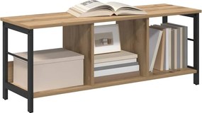 vidaXL Ράφι Βιβλίων 3 επιπέδων 102 x 32 x 40,5 εκ. Επεξεργασμένο ξύλο