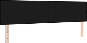 vidaXL LED κεφαλάρι με φώτα λωρίδας LED Μαύρο 180 cm Πολυεστέρας