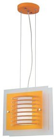Κρεμαστό Φωτιστικό Οροφής P-570M-OR Plexiglass Πορτοκαλί 40W Sunlight-P-570M-OR-Πορτοκαλί P-570M-OR