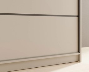 Ντουλάπα Shelvia 180 συρόμενη -Cashmere