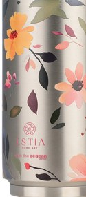 ESTIA ΘΕΡΜΟΣ TRAVEL CUP SAVE THE AEGEAN 500ml SILVER BOTANIC