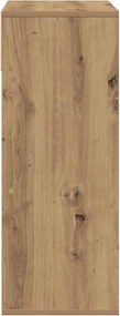 vidaXL Βιβλιοθήκη Αρτισιανή Δρυς 66x31x80 εκ. Επεξεργ. Ξύλο