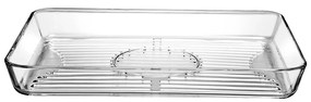 UP.OR. BORCAM  GRILL RECT. TRAY TEMPERED 40X27X5CM 3800CC P/144 GB1.OB6. SP59554G1