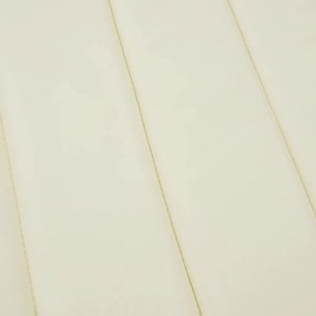 vidaXL Μαξιλάρια ξαπλώστρας Ύφασμα Oxford (100% πολυεστέρας) Κρεμ