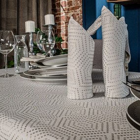 Τραπεζομάντηλο Roussilon - 160x250cm + 12 πετσέτες 75214