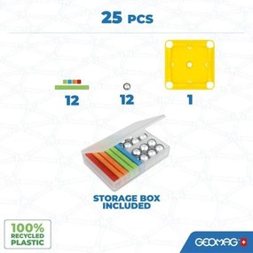 Παιχνίδι Kατασκευή Geomag 25 Τεμάχια