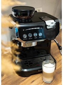 Μηχανή Espreso για mliano cafe και κάψουλες 8 σε 1 Oliver Voltz OV51171L8M, 2672W, 2 λίτρα, 5 προσαρμογείς, 19 bar, Vgradena kafemelachka, Cernen