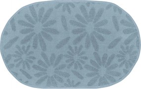 Πατάκι Μπάνιου Οβάλ (70x110) Kentia Loft Camilo 19 Blue