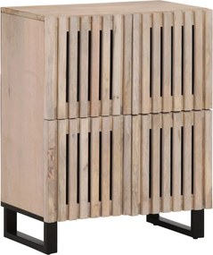 vidaXL Ντουλάπι 60 x 34 x 75 εκ. από Μασίφ Ξύλο Μάνγκο