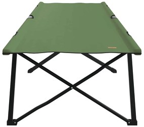 vidaXL Αναδιπλούμενο Κρεβάτι Κάμπινγκ Πράσινο 206 x 76 x 74 εκ