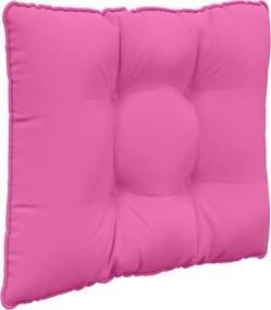 vidaXL Μαξιλάρι Καναπέ Εξωτερικού Χώρου 3 pcs Ροζ Πολυεστέρας