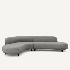 Γωνιακός καναπές από βαμβάκι λίνο - Rosebury design E.Gallina