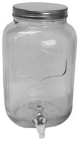 Γυάλα Με Βρυσάκι 00.03.3272 8000ml Clear Steel,Glass