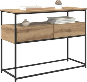 vidaXL Τραπέζι κονσόλας Artisan Oak 100 x 40 x 75 cm