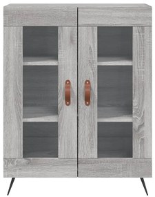 vidaXL Ντουλάπι Γκρι Sonoma 69,5 x 34 x 90 εκ. από Επεξεργασμένο Ξύλο