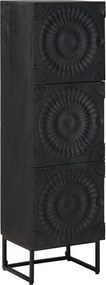 vidaXL Highboard Μαύρο 35 x 30 x 120 cm