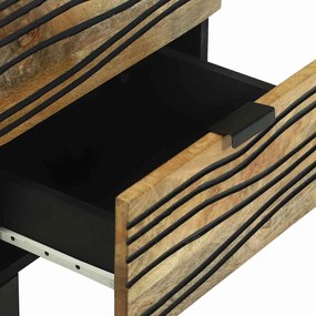 vidaXL Κομοδίνο Φυσικό 40 x 33 x 46 εκ. Επεξεργασμένο Ξύλο
