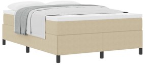 vidaXL Κρεβάτι Φωτεινό Πράσινο Γκρι 160x200 εκ Τζιν Ύφασμα