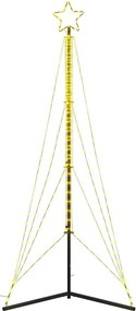 vidaXL Χριστουγεννιάτικο δέντρο LED 483 LED Θερμό Λευκό 240 εκ.