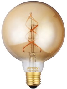 Λαμπτήρας Led Filament Amber Dimmable G125 E27  5w 2000K 250lm Ø125xH170mm Enjoy EL822106