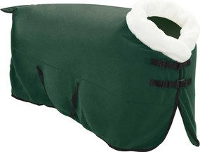 vidaXL Σαμάρι Ίππου Σκούρο πράσινο 155 cm Πολικές φλις