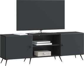 vidaXL Ντουλάπι TV Μαύρο 150 x 31 x 50 εκ. Επεξεργασμένο Ξύλο