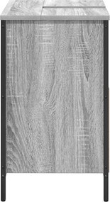 vidaXL Ντουλάπι Νιπτήρα Μπάνιου Γκρι Sonoma 60x34,5x60 εκ.