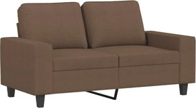 vidaXL Σετ Σαλονιού 2 Τεμαχίων Καφέ Υφασμάτινο