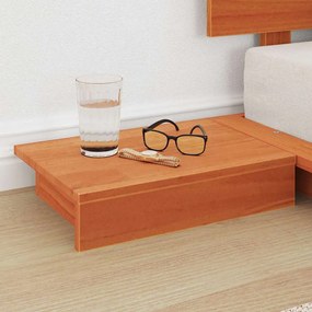 vidaXL Σκελετός Κρεβατιού Καφέ 75 x 190 cm ξύλο