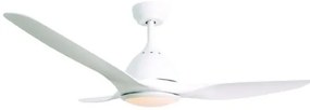 Ανεμιστήρας Οροφής LED 18W Dimmable Φ132 DC40W Aca-FANKVWH20G-Λευκό FANKVWH20G