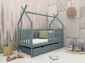 Παιδικό Κρεβάτι Montessori Teepee SIMBA 90x200 grey