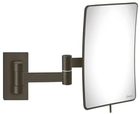 Καθρέπτης Μεγεθυντικός Επτοίχιος με Διπλό Βραχίονα Μεγέθυνση x3 Dark Bronze Mat Sanco Cosmetic Mirrors MR-301-DM25