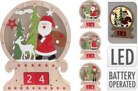 ΜΑΓΙΚΆ ΗΜΕΡΟΛΌΓΙΑ ADVENT CALENDAR CLOCK WITH LED DH8065340