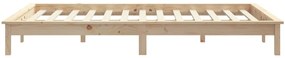 vidaXL Πλαίσιο Κρεβατιού 180x200 εκ. Μασίφ Πεύκο Super King