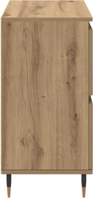 vidaXL Πλαϊνό γραφείο Artisan Oak 60 x 35 x 70 cm