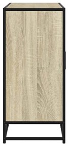 Sideboard Sonoma Oak 94x35x76 cm Κατασκευασμένο ξύλο - Καφέ