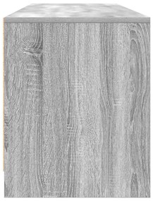 Έπιπλο Τηλεόρασης Γκρι Sonoma 188,5x41x50 εκ. Επεξεργ. Ξύλο - Γκρι