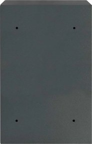 vidaXL Ψηφιακό Ασφαλές Σκούρο γκρι 40 x 35 x 60 εκ. Ατσάλι