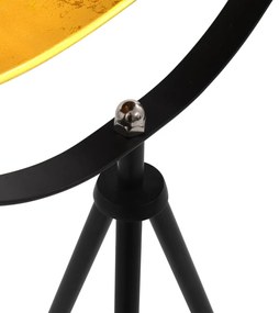 vidaXL Φωτιστικό Δαπέδου Χρυσό / Μαύρο 41 εκ. Ε27