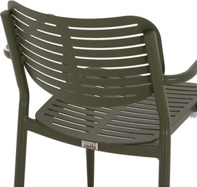 ΠΟΛΥΘΡΟΝΑ ΤΡΑΠΕΖΑΡΙΑΣ HILLIARD HM6644.07 ΑΛΟΥΜΙΝΙΟ ΣΕ OLIVE GREEN 58x52x78Υεκ