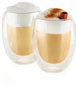 Luigi Ferrero Coffeina FR-8063 Σετ Φλιτζάνια Cappuccino Γυάλινα 350ml 2τμχ