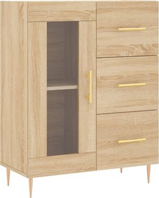 vidaXL Ντουλάπι Sonoma Δρυς 69,5 x 34 x 90 εκ. από Επεξεργασμένο Ξύλο