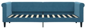 vidaXL Καναπές Κρεβάτι Μπλε 80 x 200 εκ. Βελούδινος