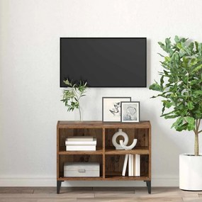 vidaXL Σετ επίπλου τηλεόρασης Καφέ Μηχανικά επεξεργασμένο ξύλο