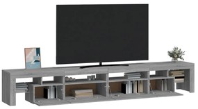 vidaXL Έπιπλο Τηλεόρασης με LED Γκρι Sonoma 260x36,5x40 εκ.