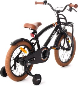 2Cool 16 Inch 26 cm Boys Coaster Brake Black