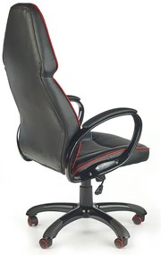 ΚΑΡΕΚΛΑ ΓΡΑΦΕΙΟΥ / GAMER ROB ΜΑΥΡΟ / ΚΟΚΚΙΝΟ 65x70x122-132cm