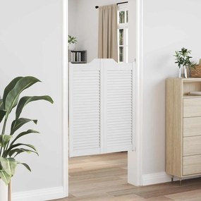 vidaXL Πόρτες Swing Λευκό 100 x 40 cm Μασίφ Ξύλο Πεύκου